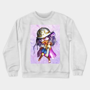 chibi knight in shining armor Crewneck Sweatshirt